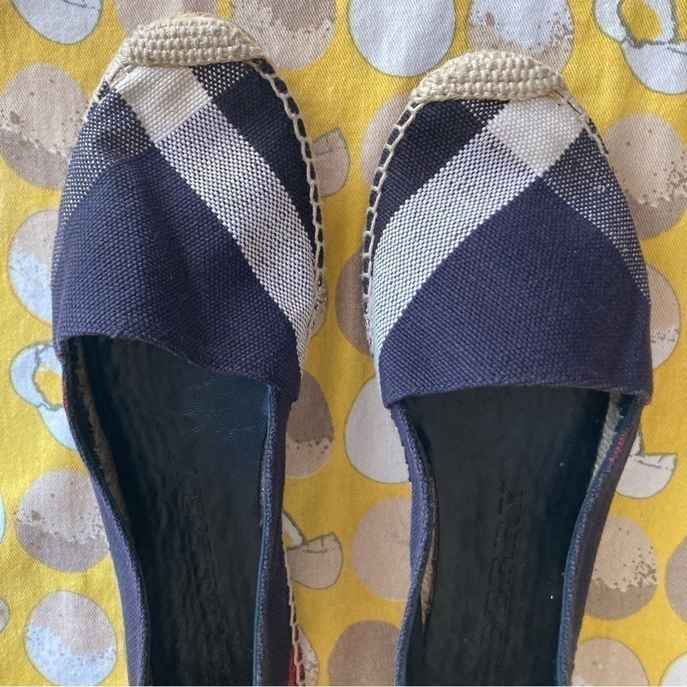 Burberry Hodgeson Nova espadrille slip ons size 39 - Picture 4 of 16